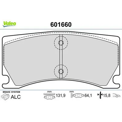 A Buon Prezzo VALEO 601660 Kit Pastiglie Freno, Freno a Disco