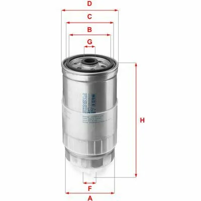 SOFIMA S 1379 NR Filtro Carburante Popolare