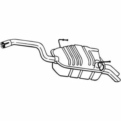 BOSAL 190-903 Silenziatore Posteriore Spedito Oggi