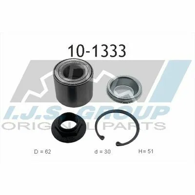 Affare IJS GROUP Technology & Quality 10-1333 Kit Cuscinetto Ruota