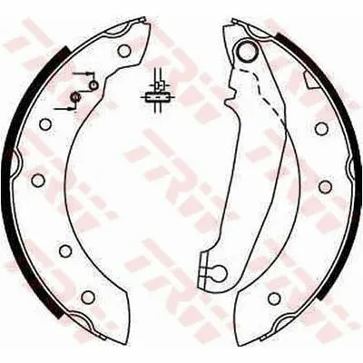TRW GS6233 Kit Ganasce Freno Affare