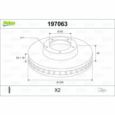 A Buon Prezzo VALEO 197063 Disco Freno