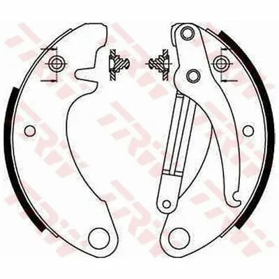 TRW GS8052 Kit Ganasce Freno Occasione