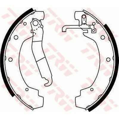 Prezzo Conveniente TRW GS8151 Kit Ganasce Freno