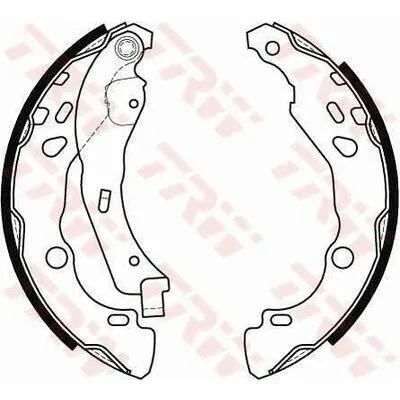 TRW GS8455 Kit Ganasce Freno Ultima Occasione