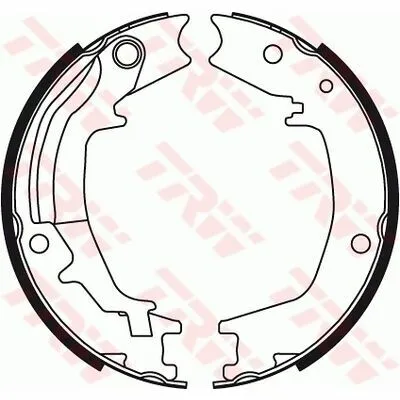 Spedito Oggi TRW GS8489 Kit Ganasce Freno