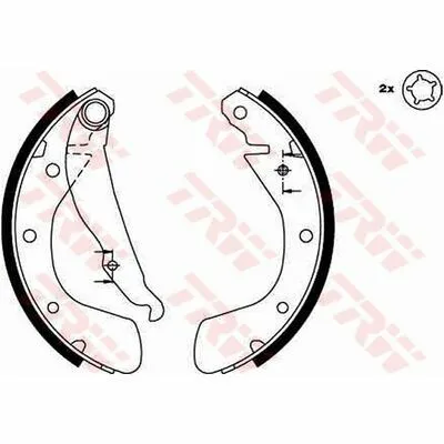 TRW GS8542 Kit Ganasce Freno Esclusivo