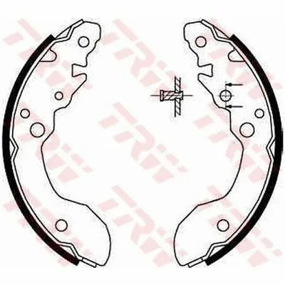 TRW GS8671 Kit Ganasce Freno Promozione Esclusiva