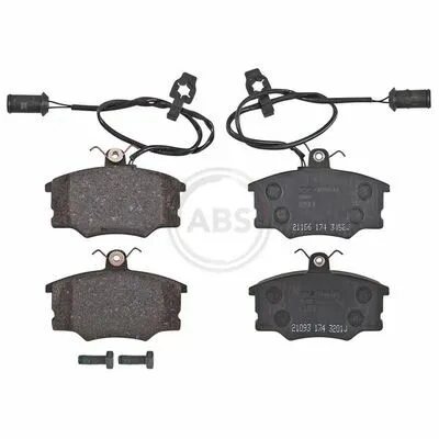 Popolare A.B.S. 36631 Kit Pastiglie Freno, Freno a Disco
