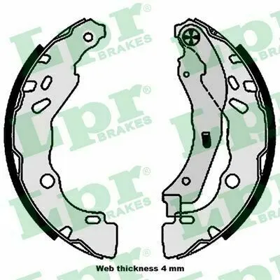 Prezzo Conveniente LPR 01109 Kit Ganasce Freno