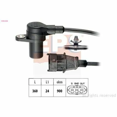 EPS Made in Italy - OE Equivalent 1.953.564 Generatore di Impulsi, Albero a Gomiti Prezzo Conveniente