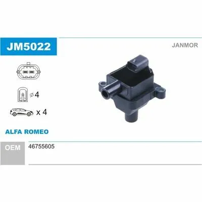 Prezzo Di Fabbrica JANMOR JM5022 Bobina d‘Accensione