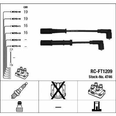 NGK 4746 Cavo Accensione Sconto