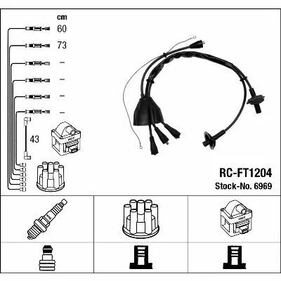 NGK 6969 Cavo Accensione Prezzo Conveniente