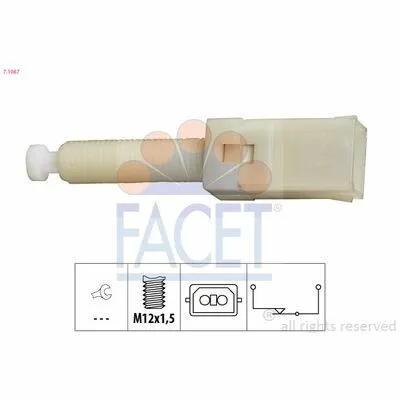 Sconto FACET Made in Italy - OE Equivalent 7.1074 Interruttore Luce Freno