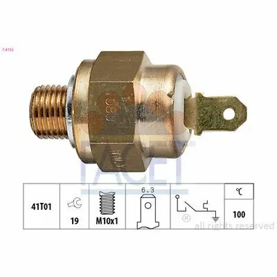 Compra Adesso FACET Made in Italy - OE Equivalent 7.4132 Sensore, Temperatura Refrigerante