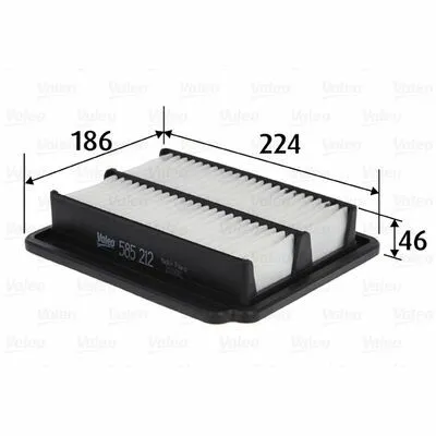 VALEO 585212 Filtro Aria Economico