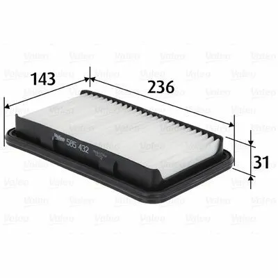 Must-Have VALEO 585432 Filtro Aria