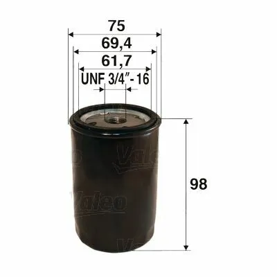 VALEO 586067 Filtro Olio Occasione