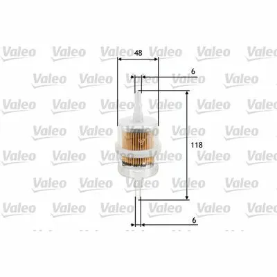 VALEO 587005 Filtro Carburante Super Prezzo