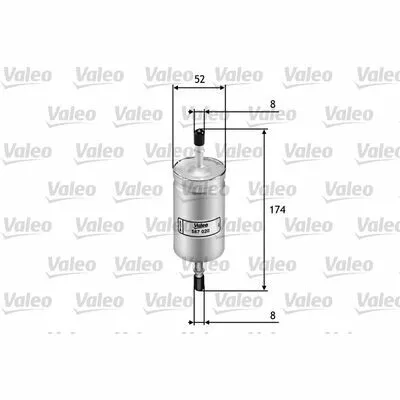 Subito Disponibile VALEO 587020 Filtro Carburante