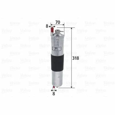 VALEO 587034 Filtro Carburante Ultimissimo Modello