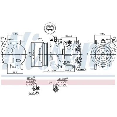 NISSENS ** FIRST FIT ** 890230 Compressore, Climatizzatore Compra Adesso