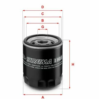 SOFIMA S 3435 R Filtro Olio Bestseller