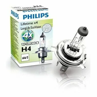Vendita Finale PHILIPS LongLife EcoVision 12342LLECOC1 Lampadina, Faro di Profondità