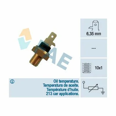 Compra Oggi Stesso FAE 31610 Sensore, Temperatura Olio