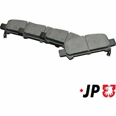 JP GROUP 4663700110 Kit Pastiglie Freno, Freno a Disco Popolare
