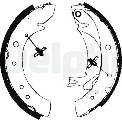 A Buon Prezzo DELPHI LS1713 Kit Ganasce Freno