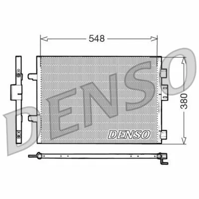 Prezzo Scontato DENSO DCN23007 Condensatore, Climatizzatore